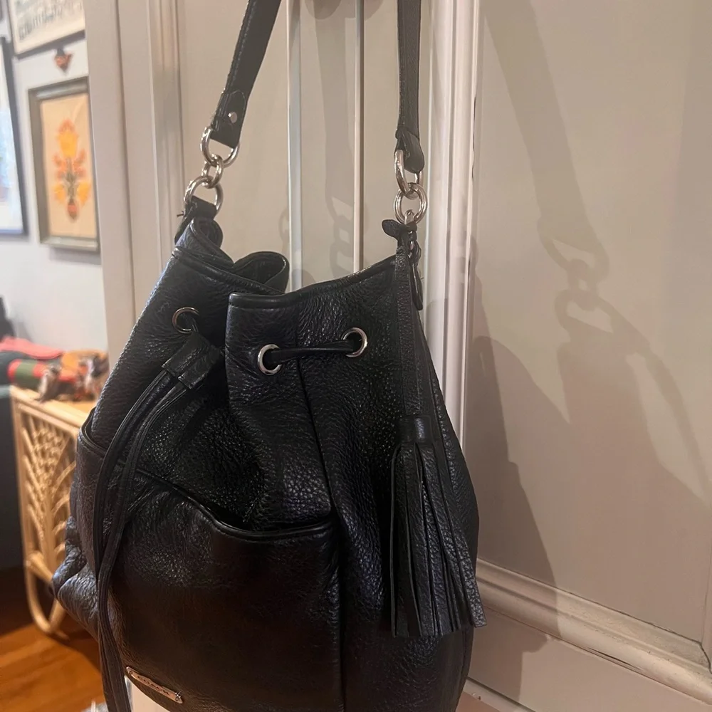 Coach AVERY Pebbled Leather Hobo/Shoulder/ Crossbody Bag - Picture 4 of 9